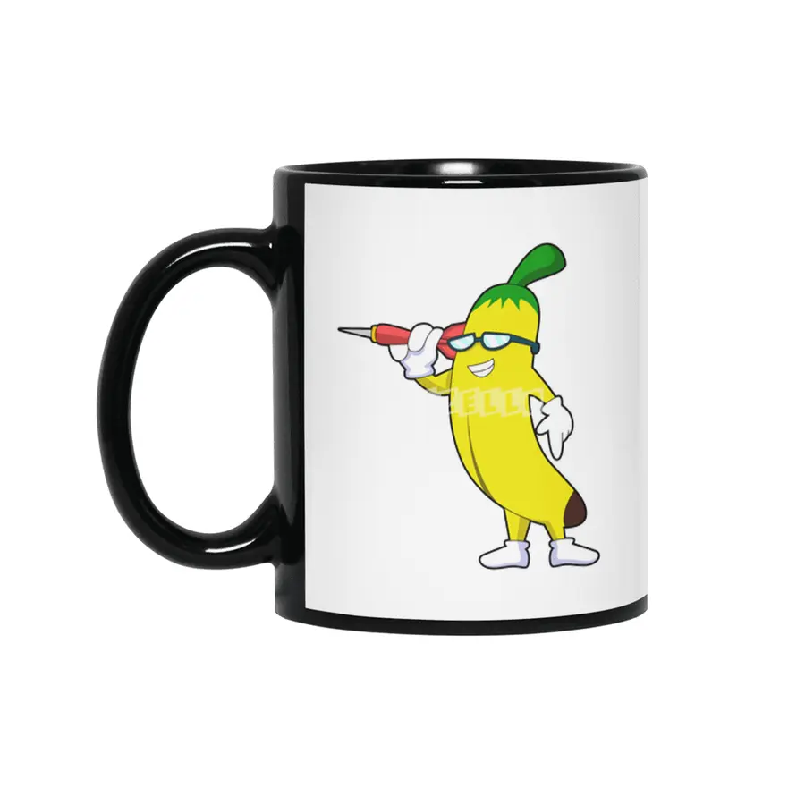 Banana at Darts with Dart Siyah Kupa