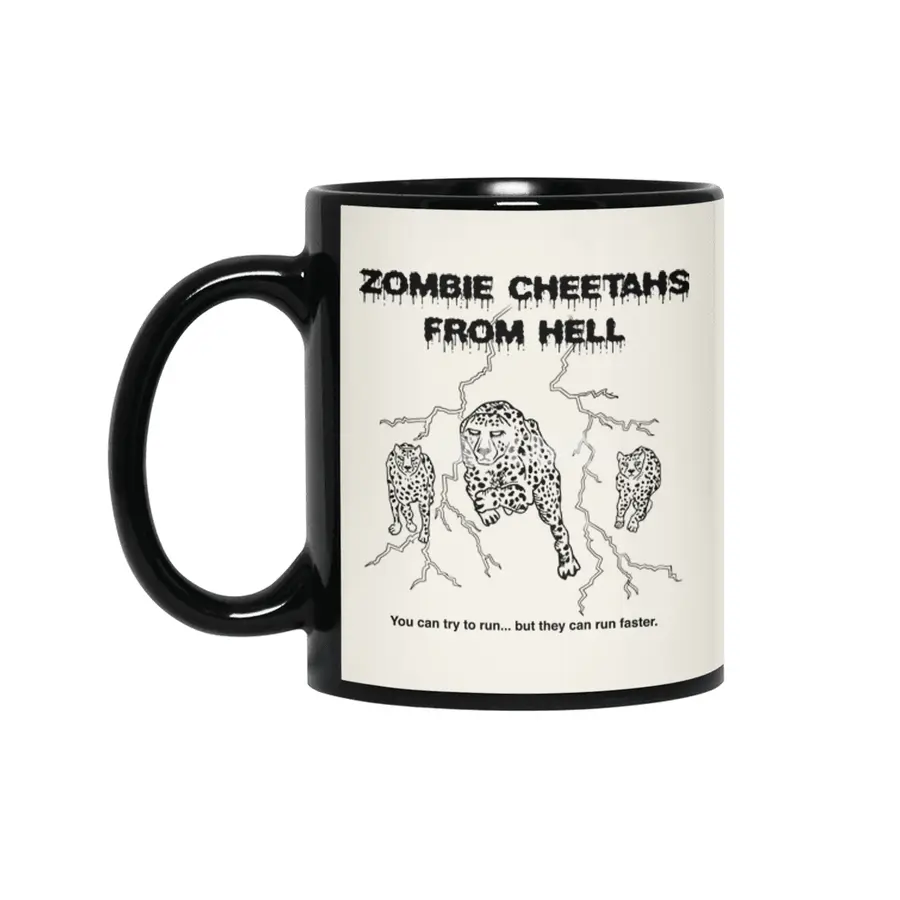 Zombie Cheetahs From Hell Siyah Kupa
