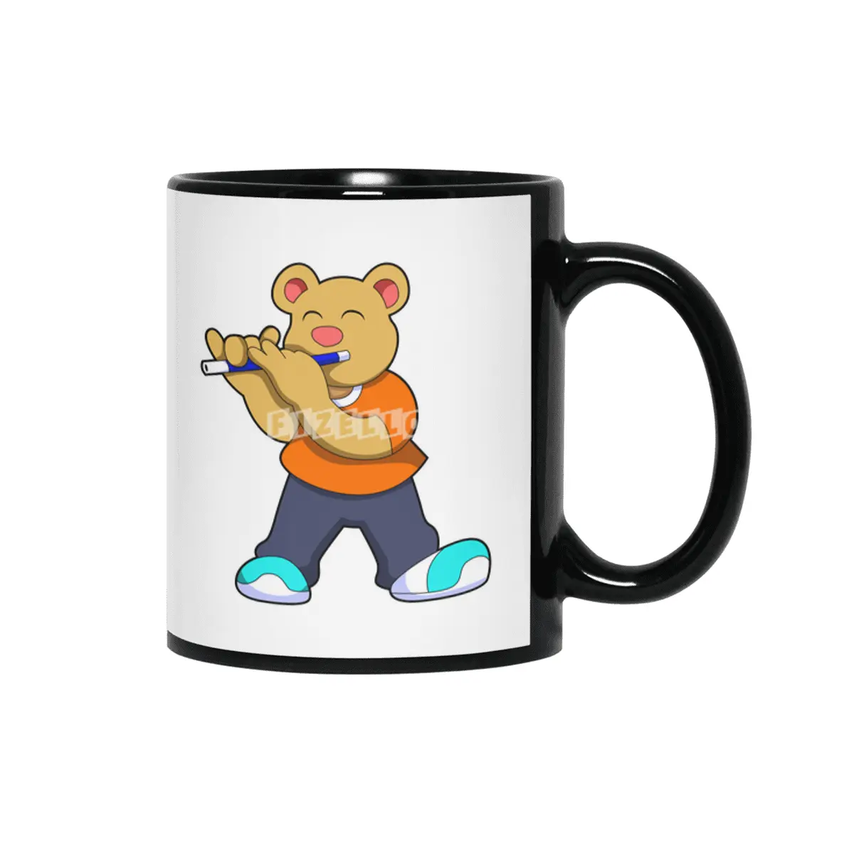 Bear Music Flute Siyah Kupa