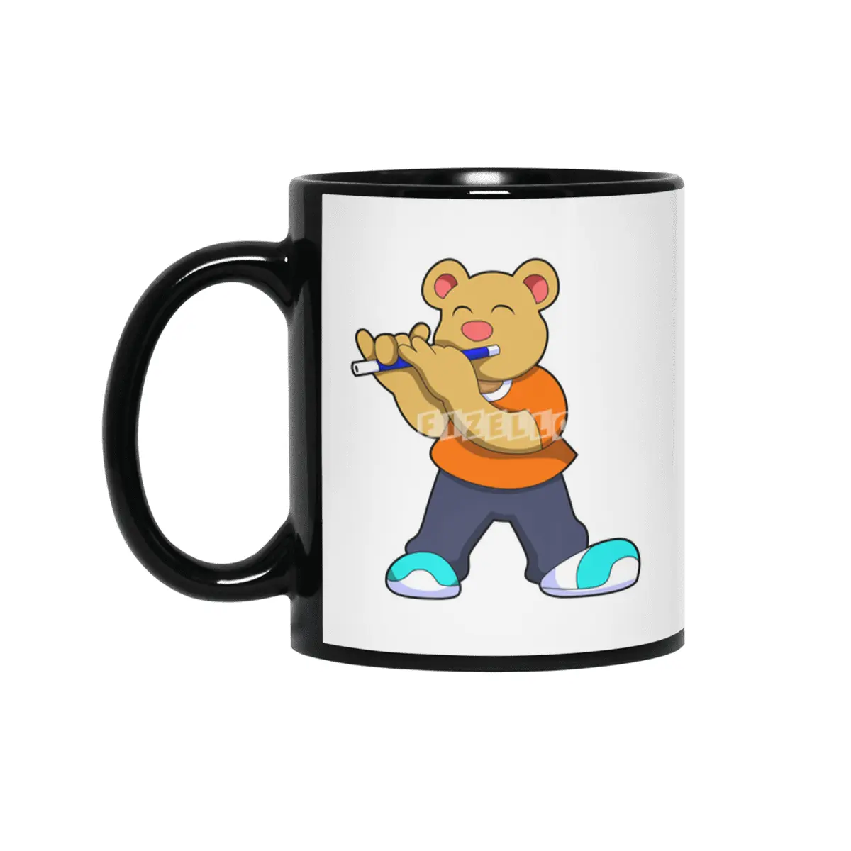 Bear Music Flute Siyah Kupa