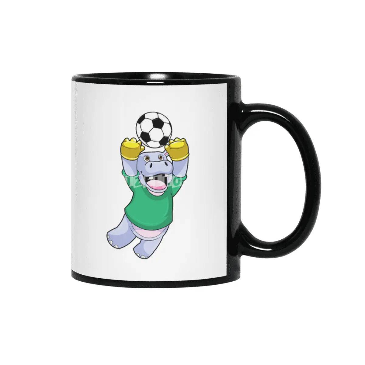 Hippo at Soccer Sports Siyah Kupa