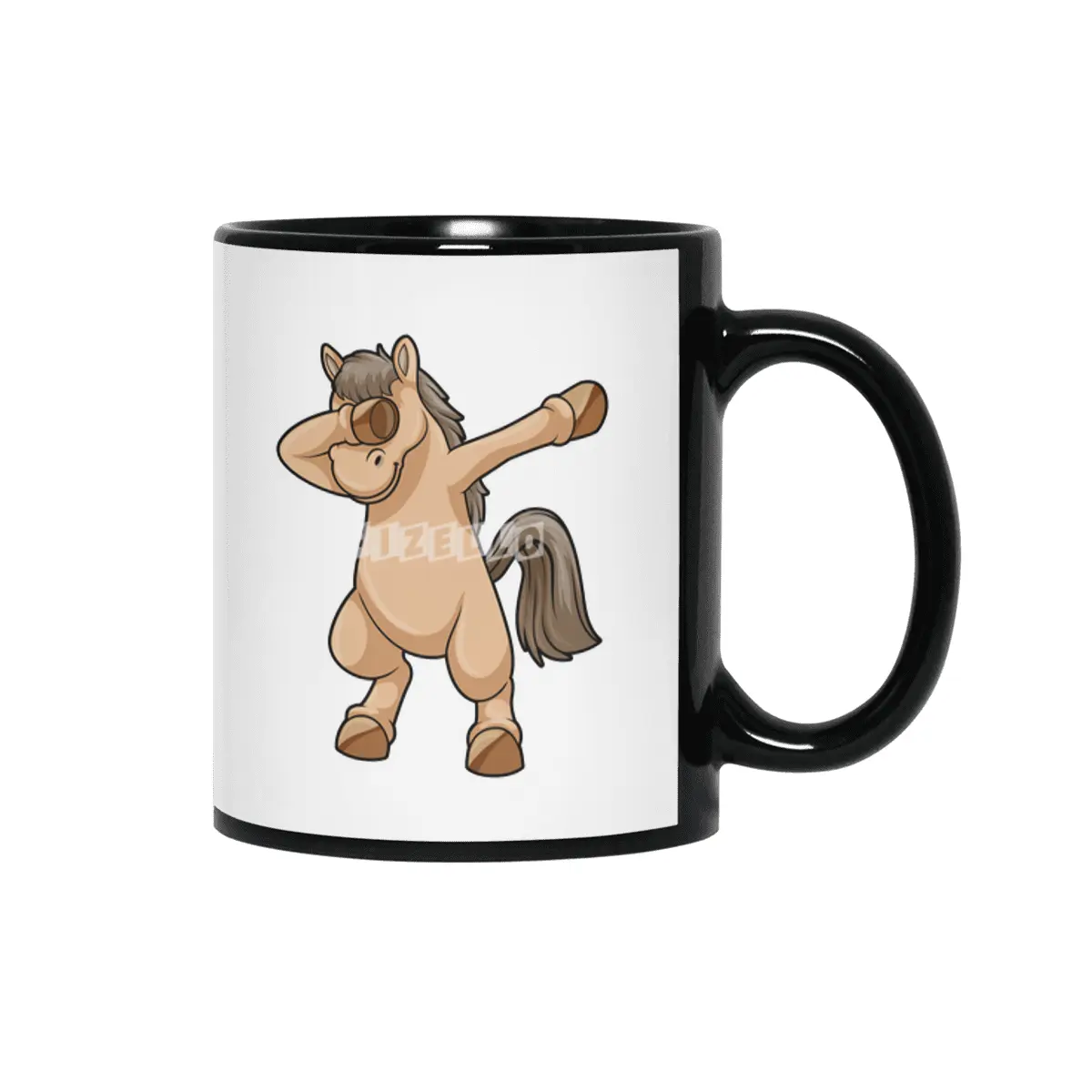 Horse at Hip Hop Dance Dab Siyah Kupa