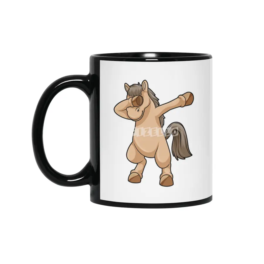 Horse at Hip Hop Dance Dab Siyah Kupa