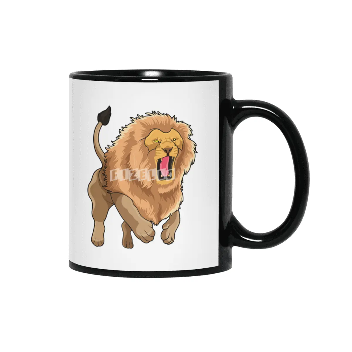 Jumping Lion Siyah Kupa