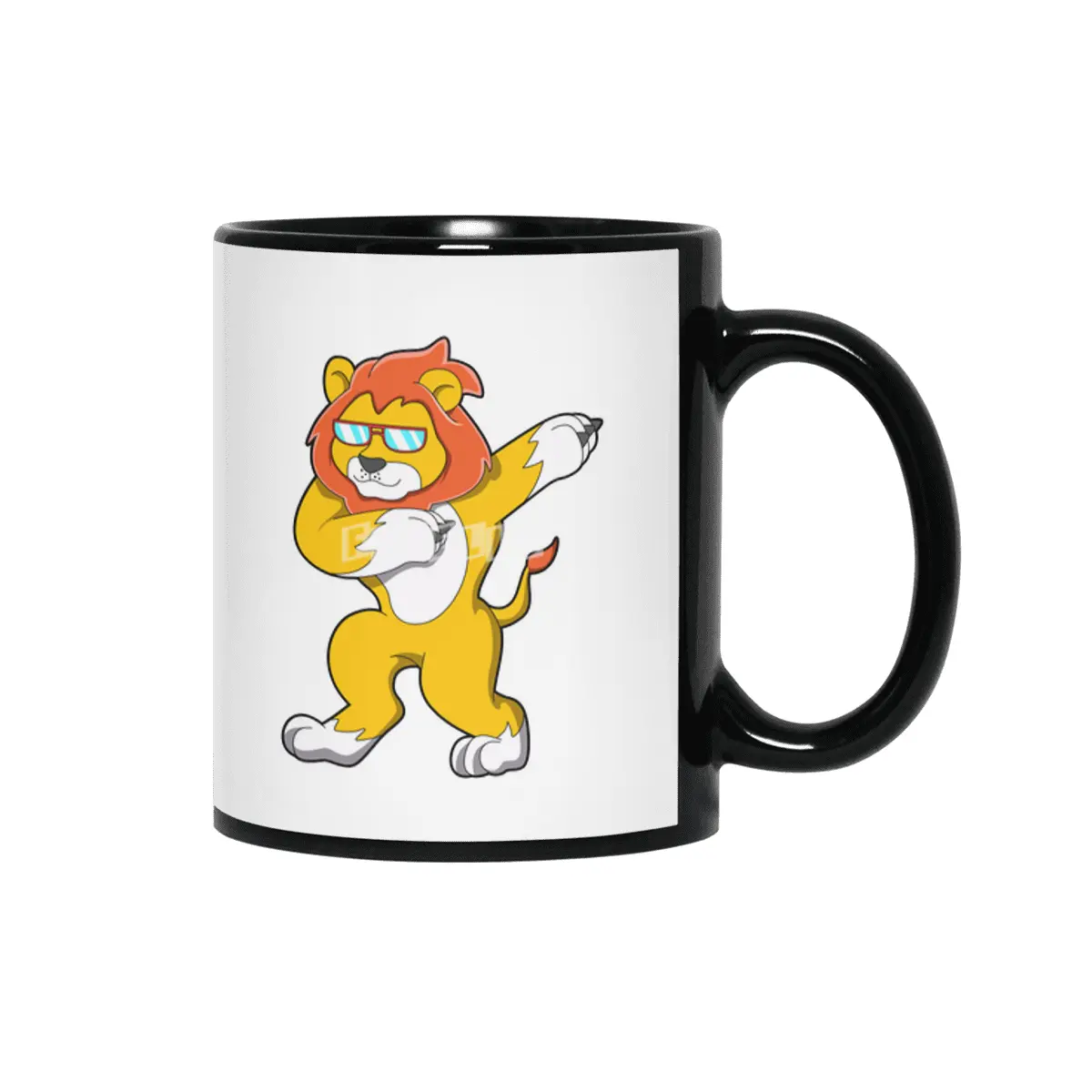 Lion at Hip Hop Dance Siyah Kupa