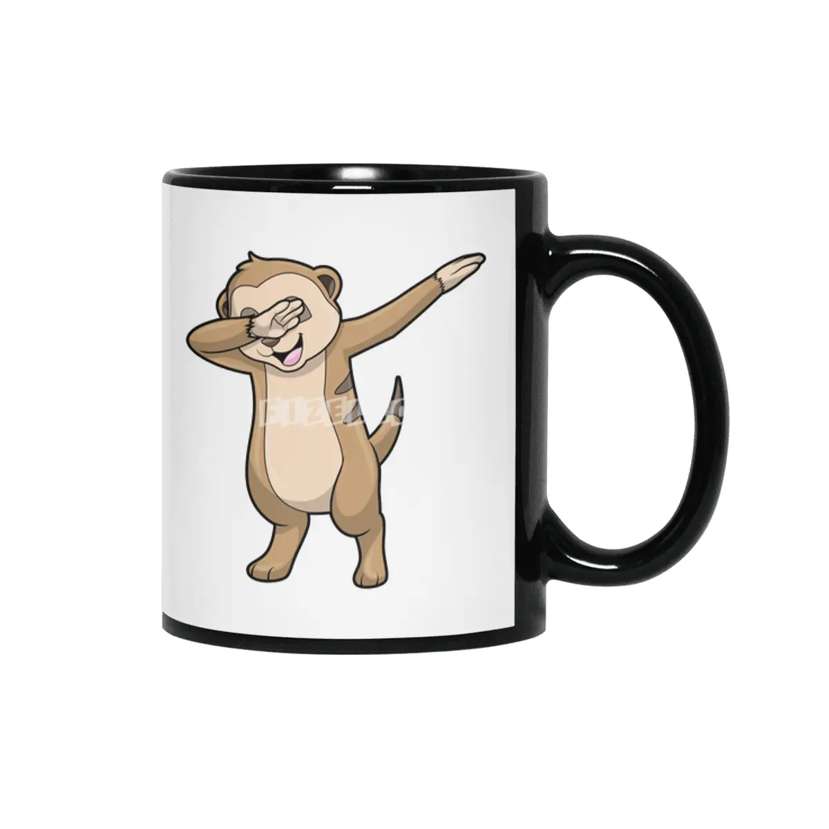 Meerkat as Hip Hop Dance Dab Siyah Kupa