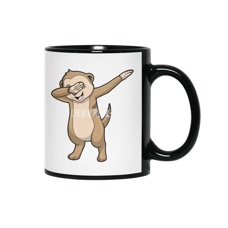 Meerkat as Hip Hop Dance Dab Siyah Kupa