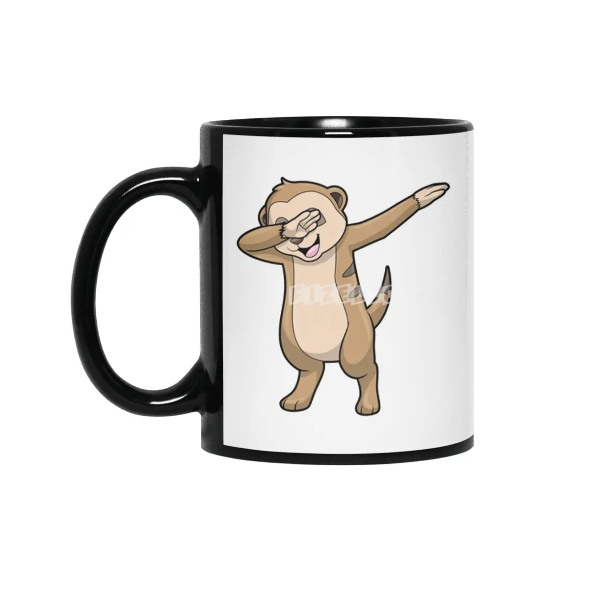 Meerkat as Hip Hop Dance Dab Siyah Kupa