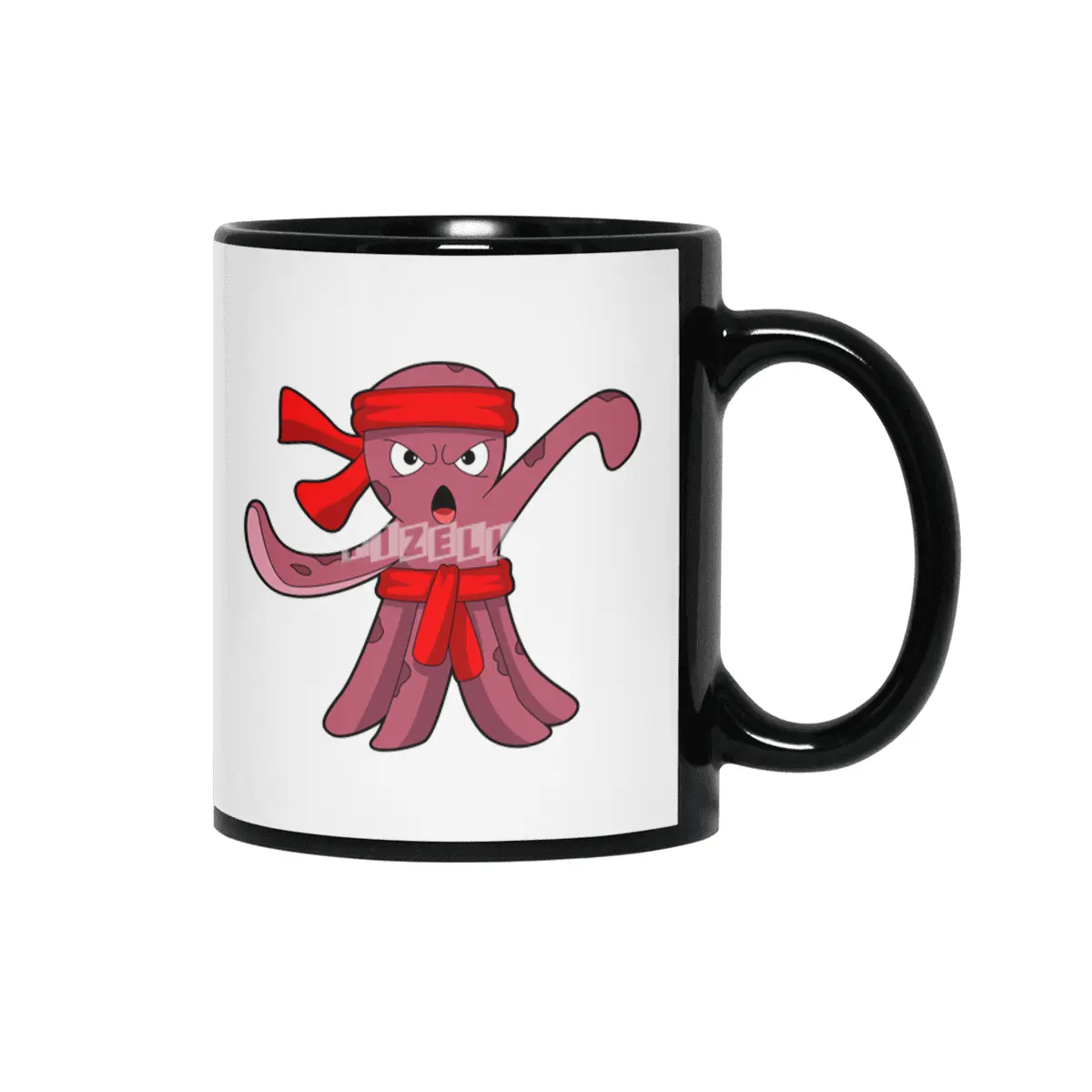 Octopus at Martial arts Karate Siyah Kupa