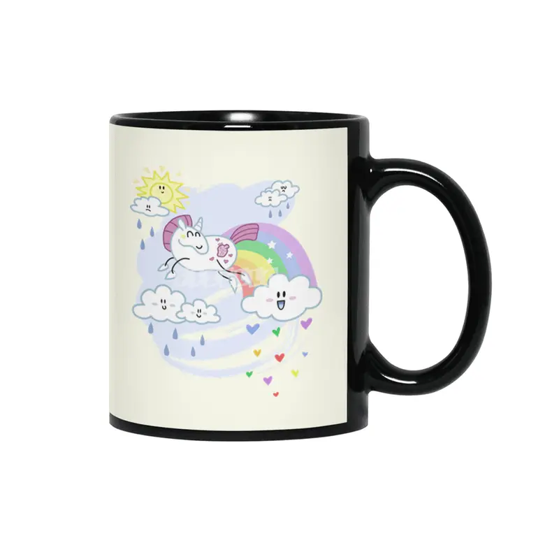 Love Maker - Martha, the Hearty Unicorn Siyah Kupa