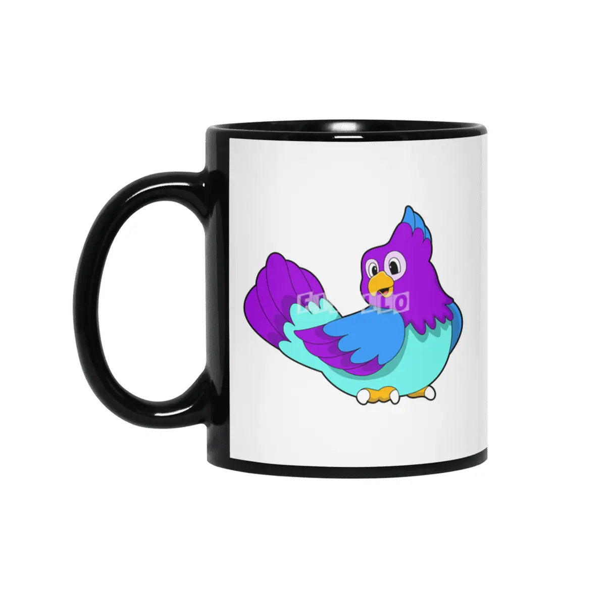 Parrot blue Siyah Kupa