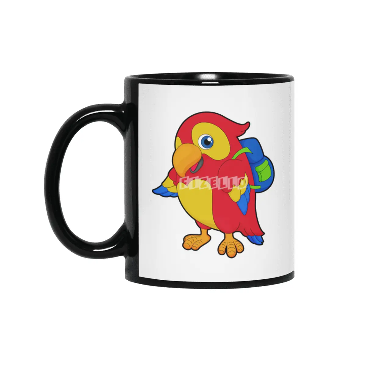 Parrot with Backpack Siyah Kupa