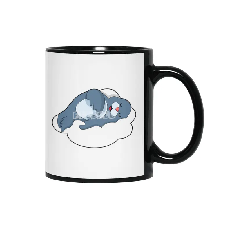 Seal at Sleeping on Cloud Siyah Kupa
