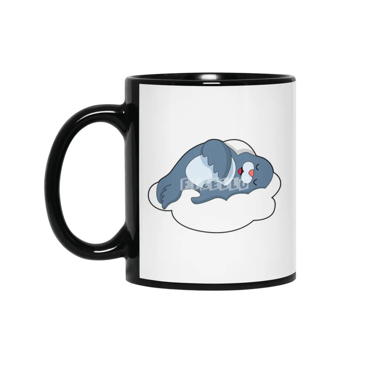 Seal at Sleeping on Cloud Siyah Kupa