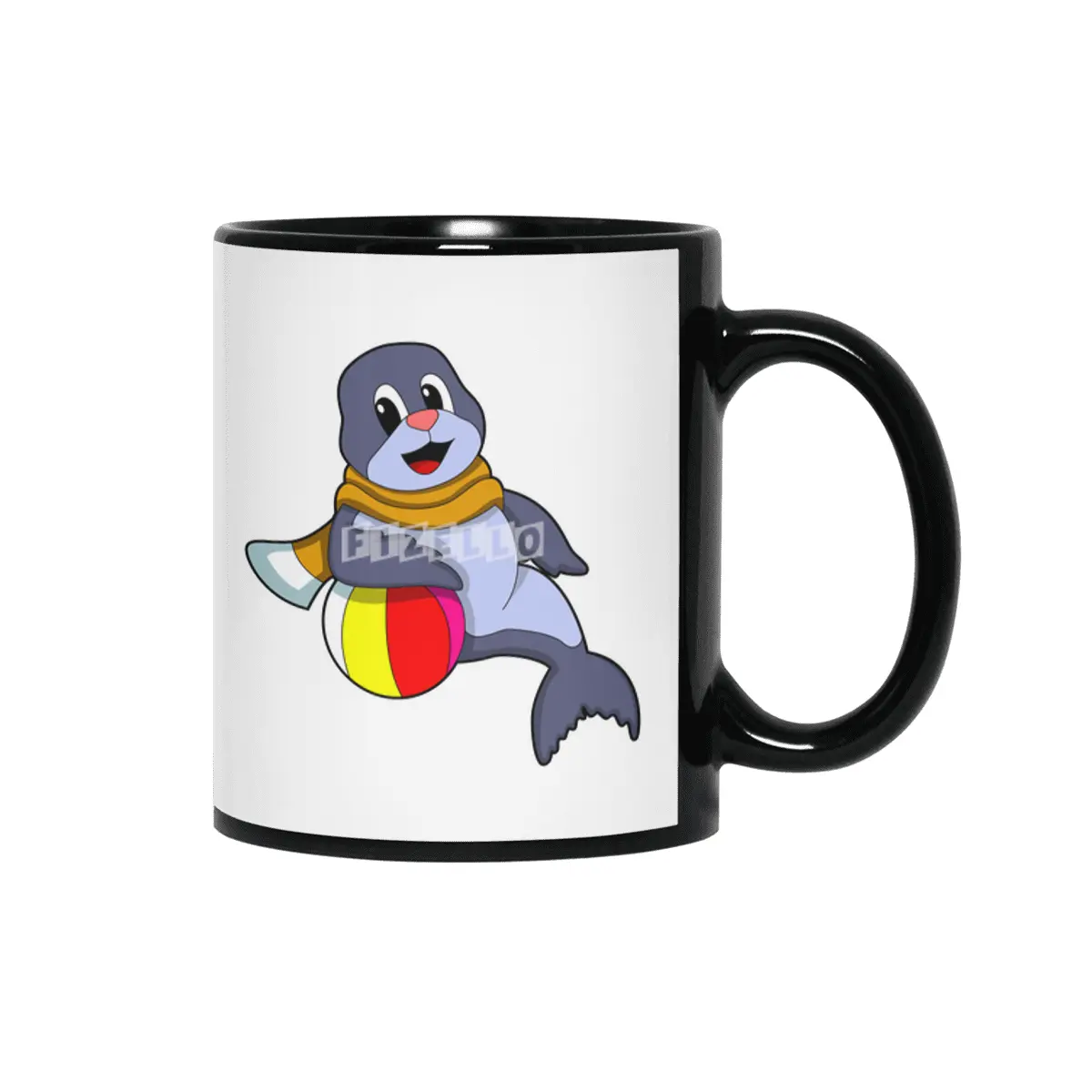 Seal with Water polo Siyah Kupa