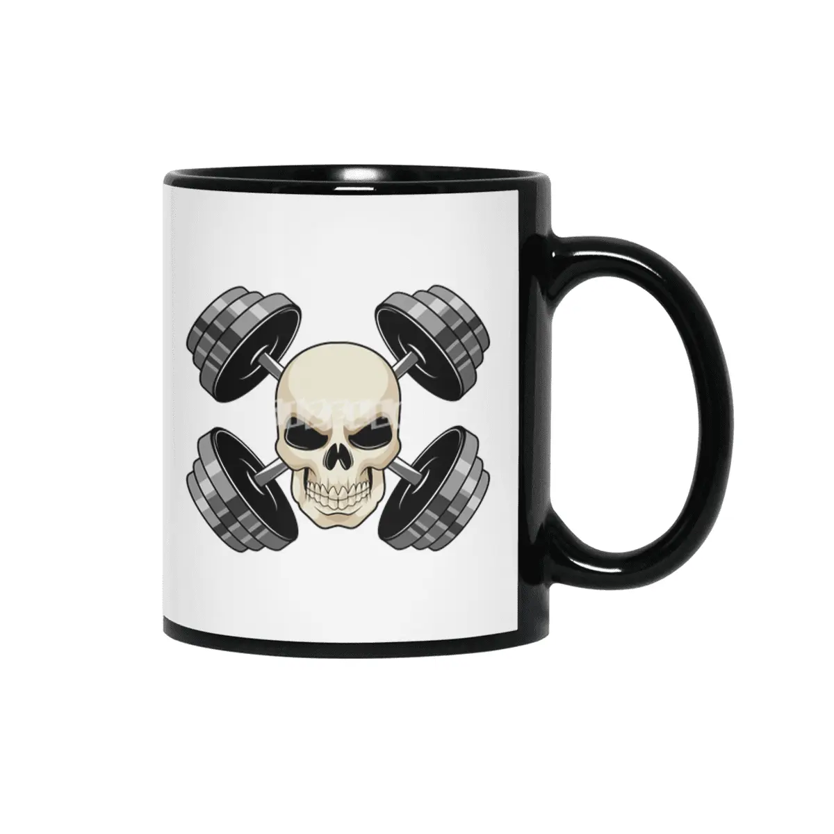 Skull Strength training Dumbbells Siyah Kupa