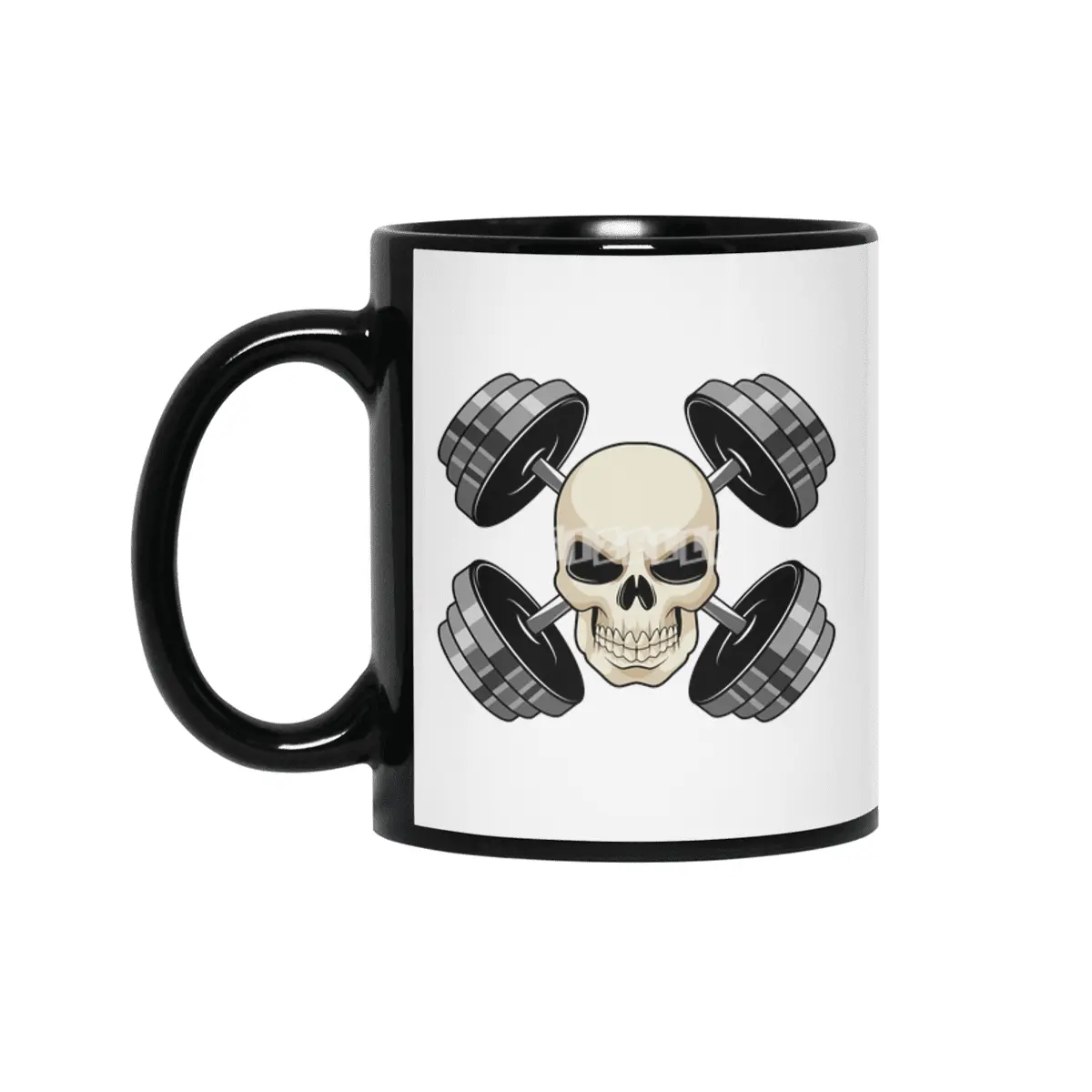 Skull Strength training Dumbbells Siyah Kupa