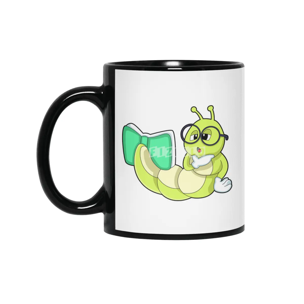 Caterpillar with Book Siyah Kupa