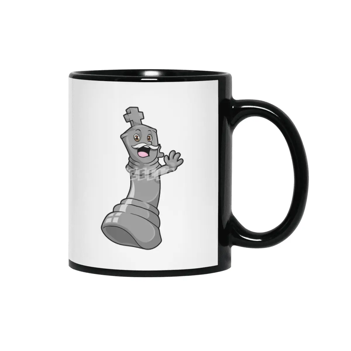 Chess piece King at Chess Siyah Kupa