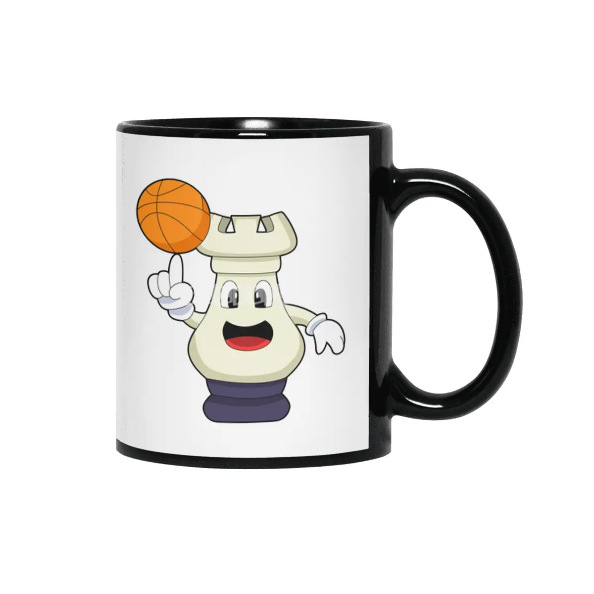 Chess piece Rook at Basketball Sports Siyah Kupa