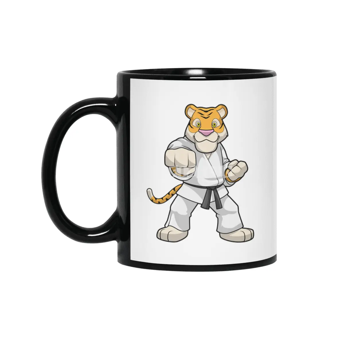 Tiger at Martial arts Karate Siyah Kupa