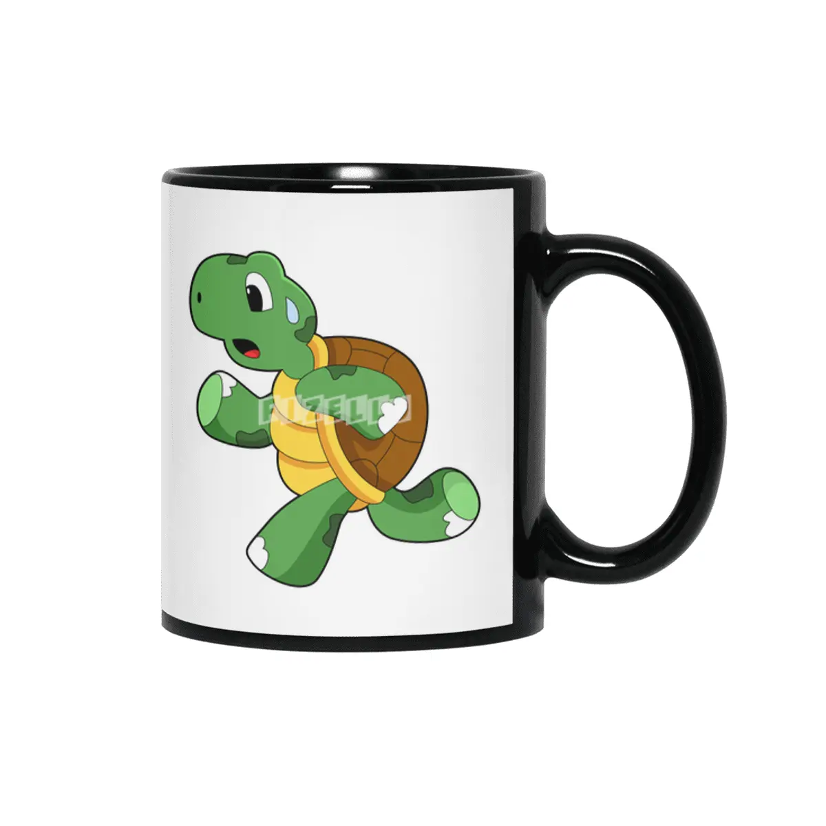 Turtle as Jogger at Running Siyah Kupa