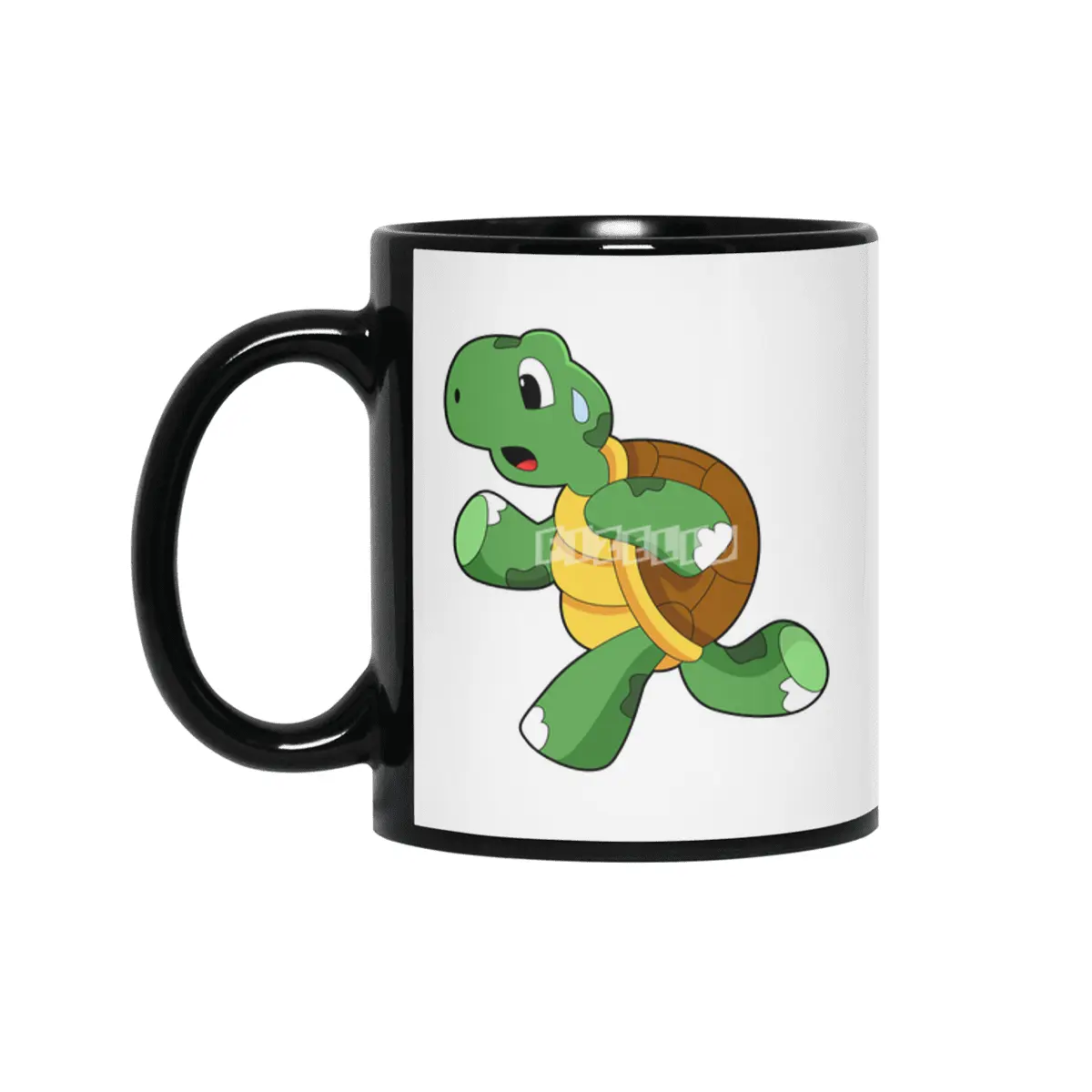 Turtle as Jogger at Running Siyah Kupa