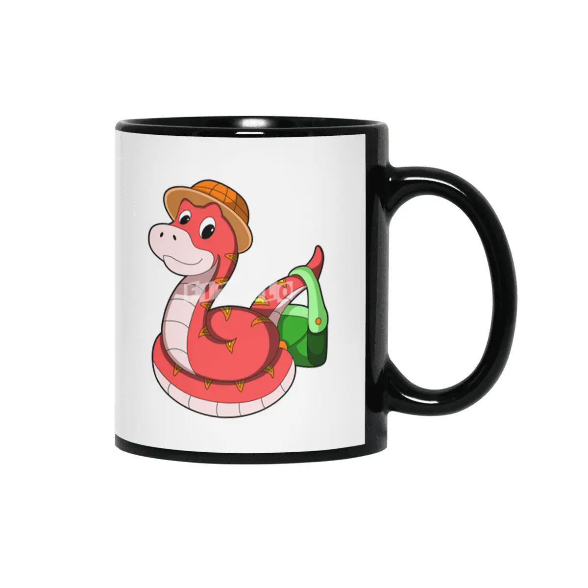 Snake with Purse & Hat Siyah Kupa