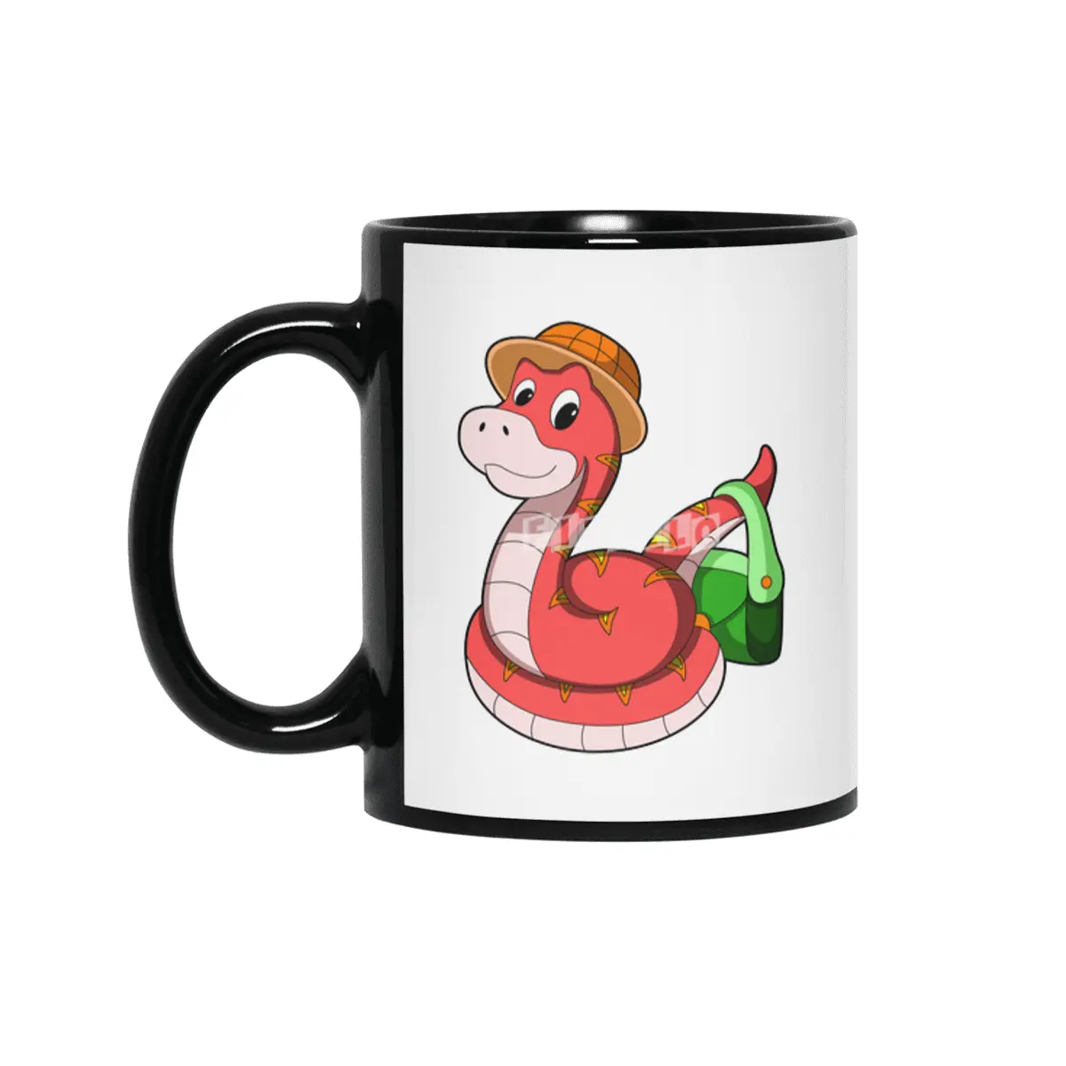 Snake with Purse & Hat Siyah Kupa