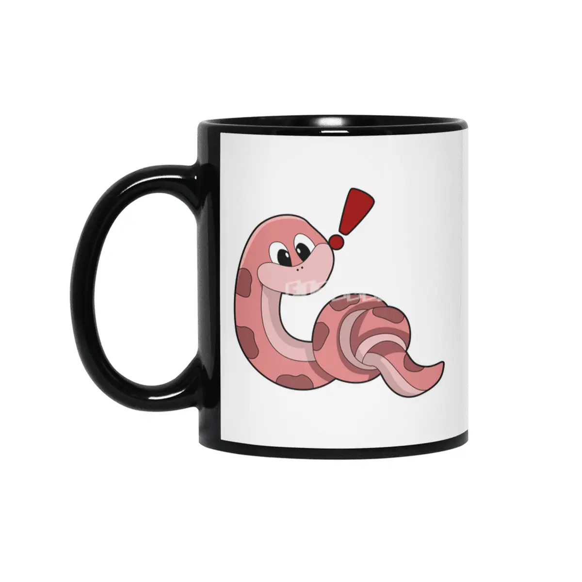 Snake with red Stains Siyah Kupa