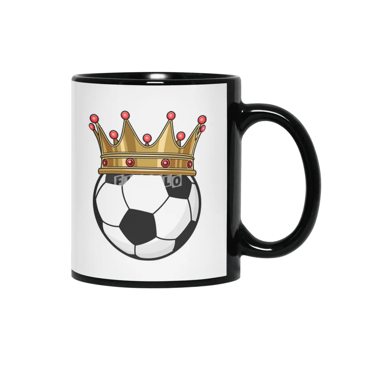 Soccer Crown King Siyah Kupa