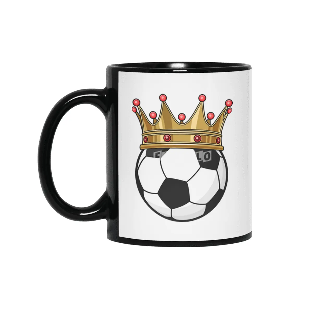 Soccer Crown King Siyah Kupa
