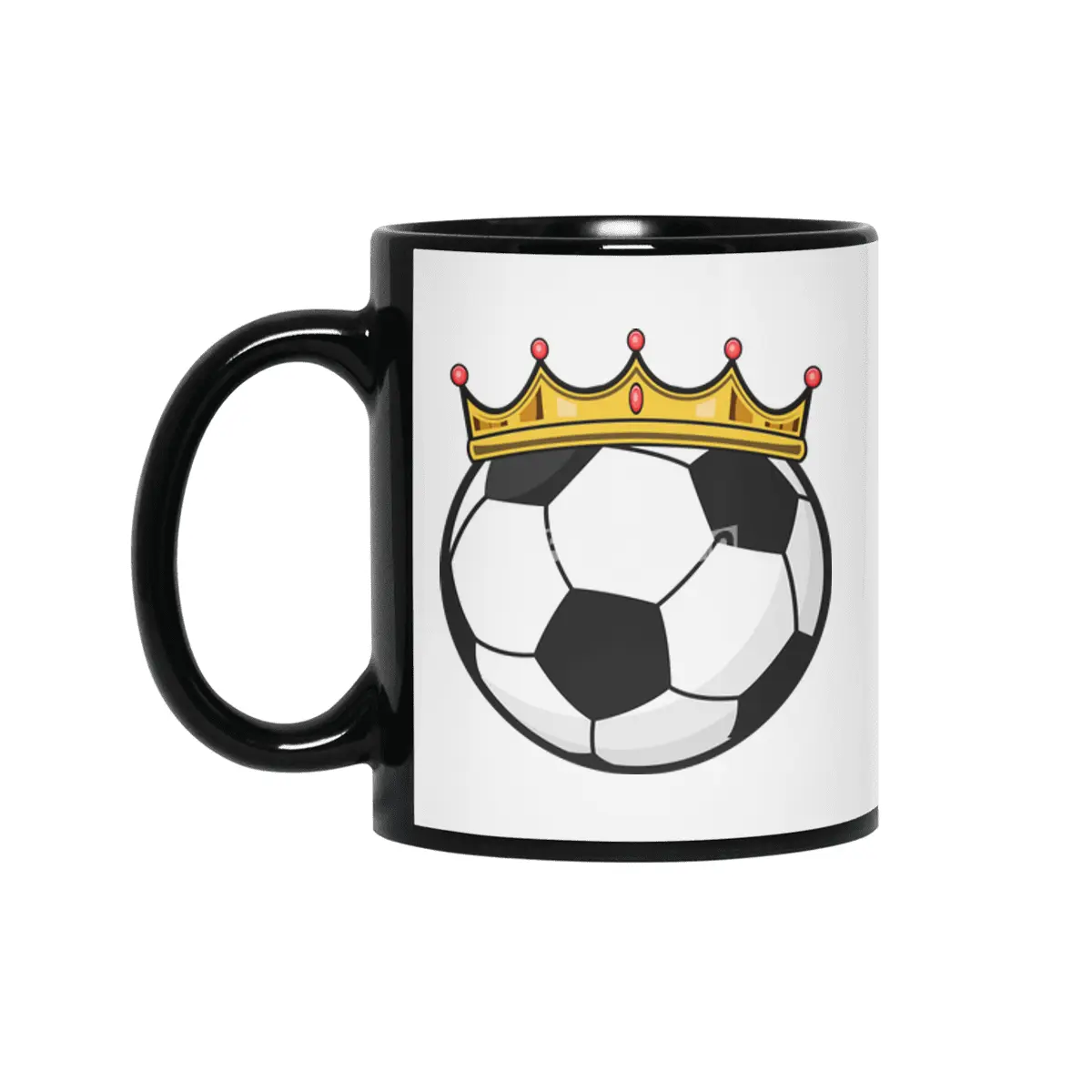 Soccer Crown Queen Siyah Kupa