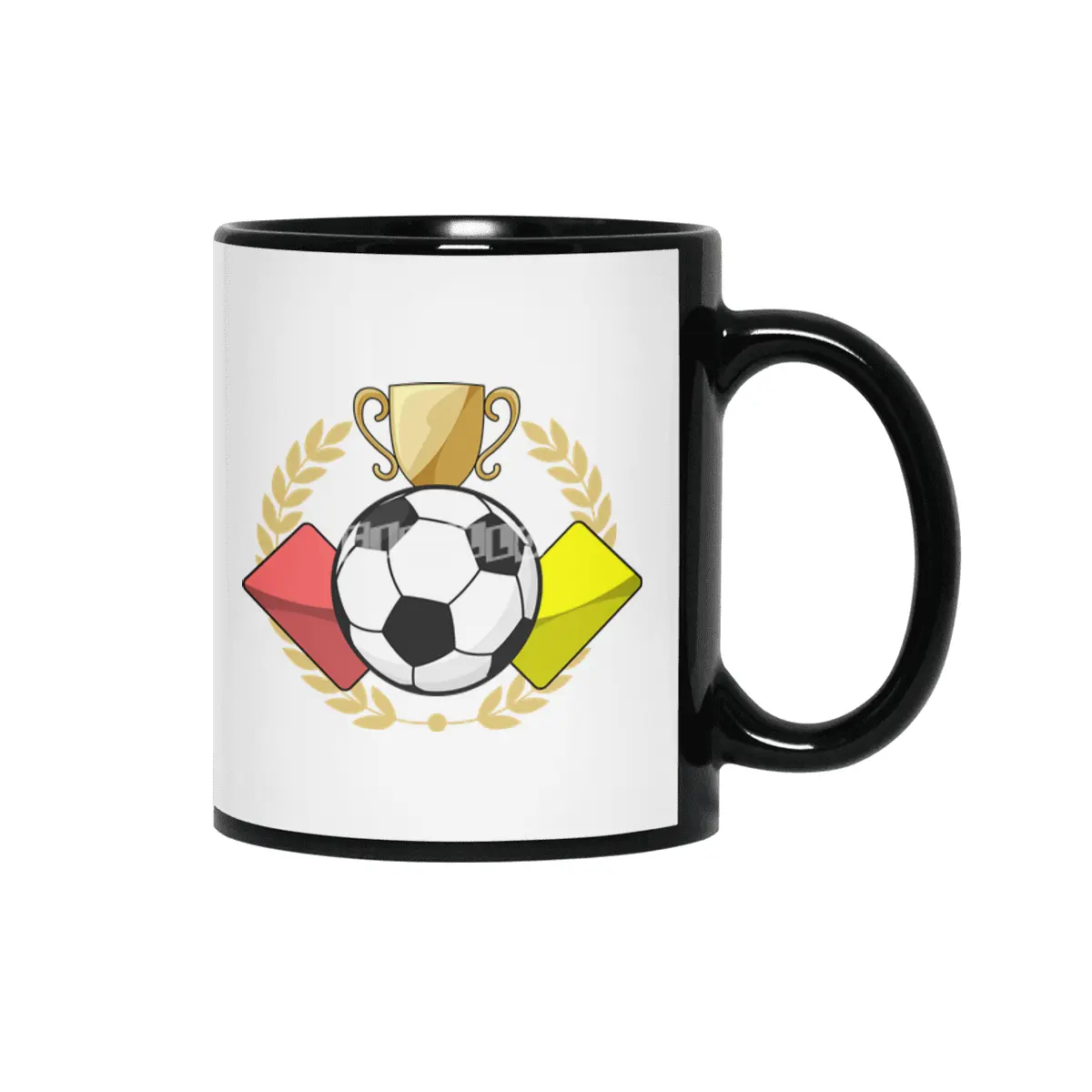 Soccer red & yellow card Trophy Siyah Kupa