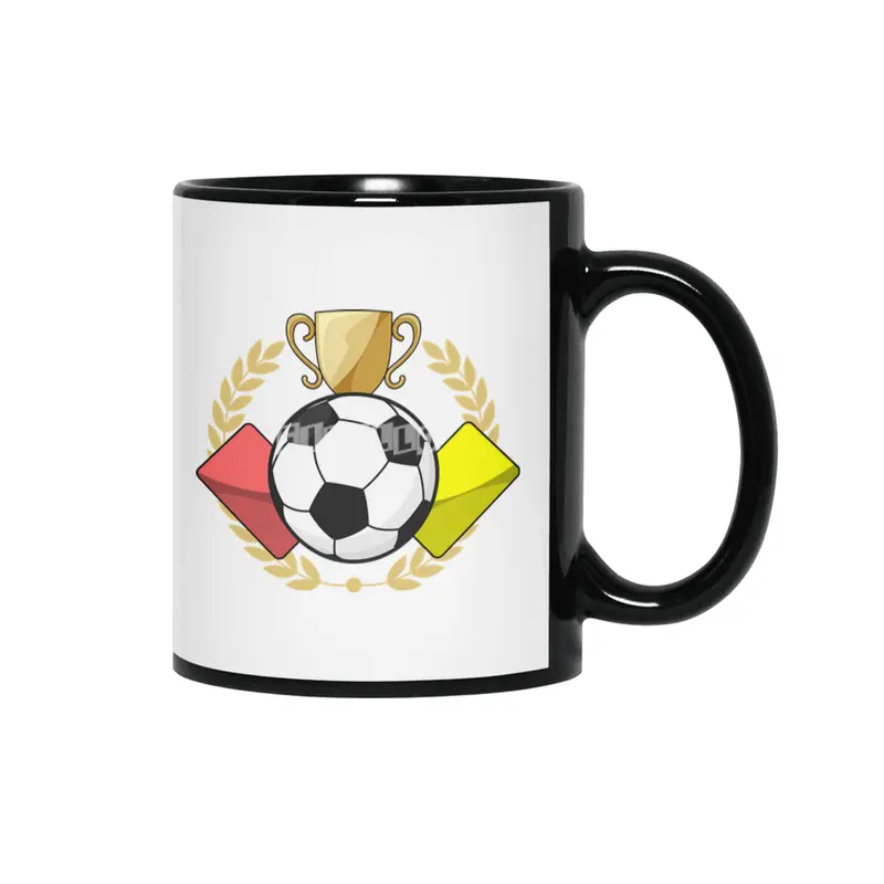 Soccer red & yellow card Trophy Siyah Kupa