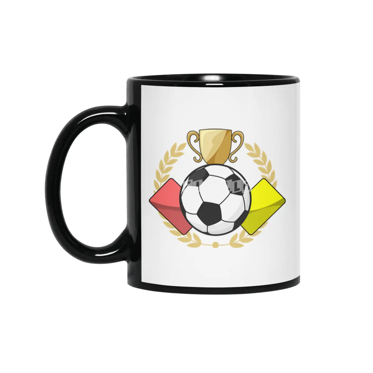 Soccer red & yellow card Trophy Siyah Kupa