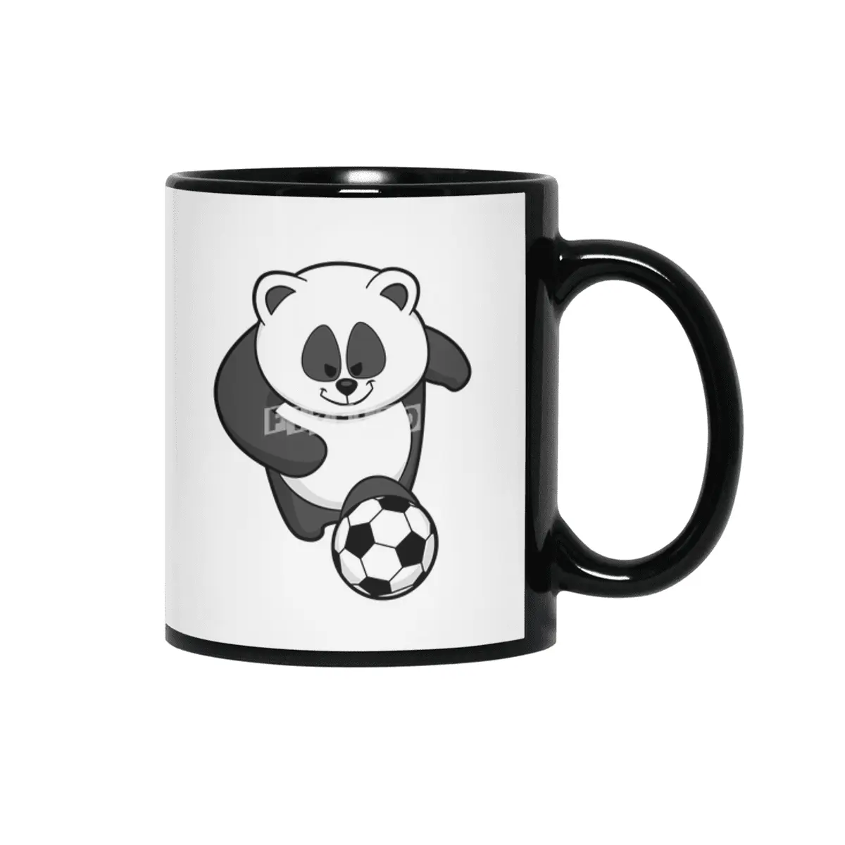 Panda as Soccer player at Soccer Siyah Kupa