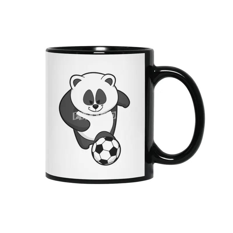 Panda as Soccer player at Soccer Siyah Kupa
