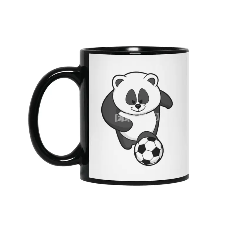 Panda as Soccer player at Soccer Siyah Kupa