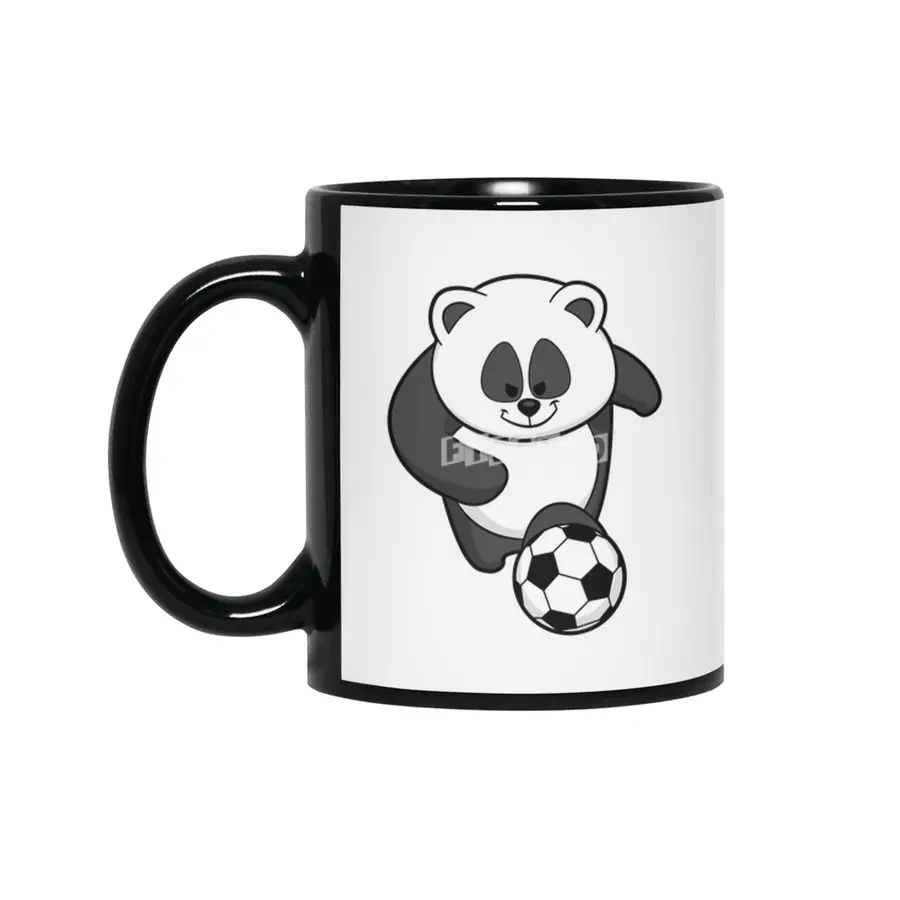 Panda as Soccer player at Soccer Siyah Kupa