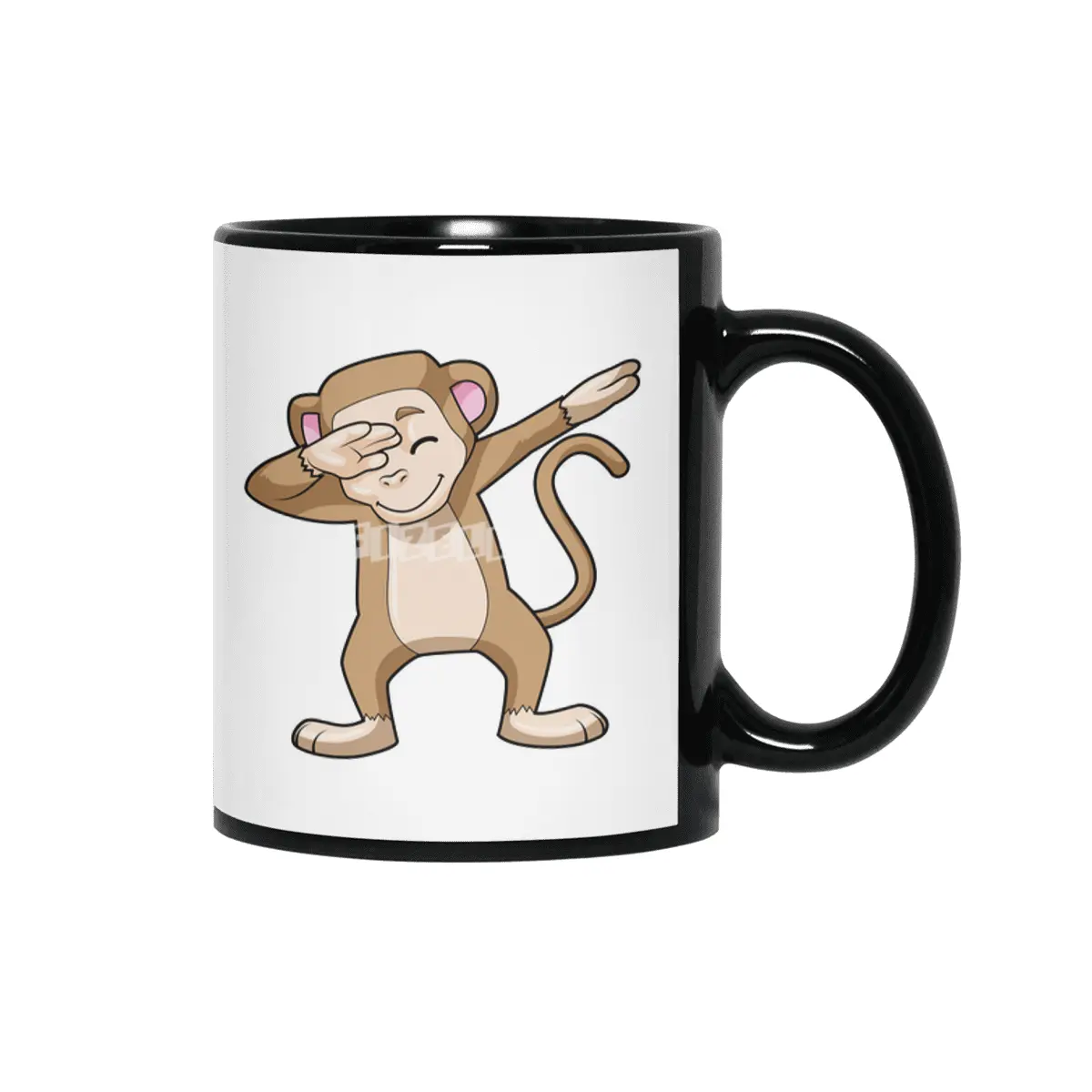 Monkey at Hip Hop Dance Dab Siyah Kupa