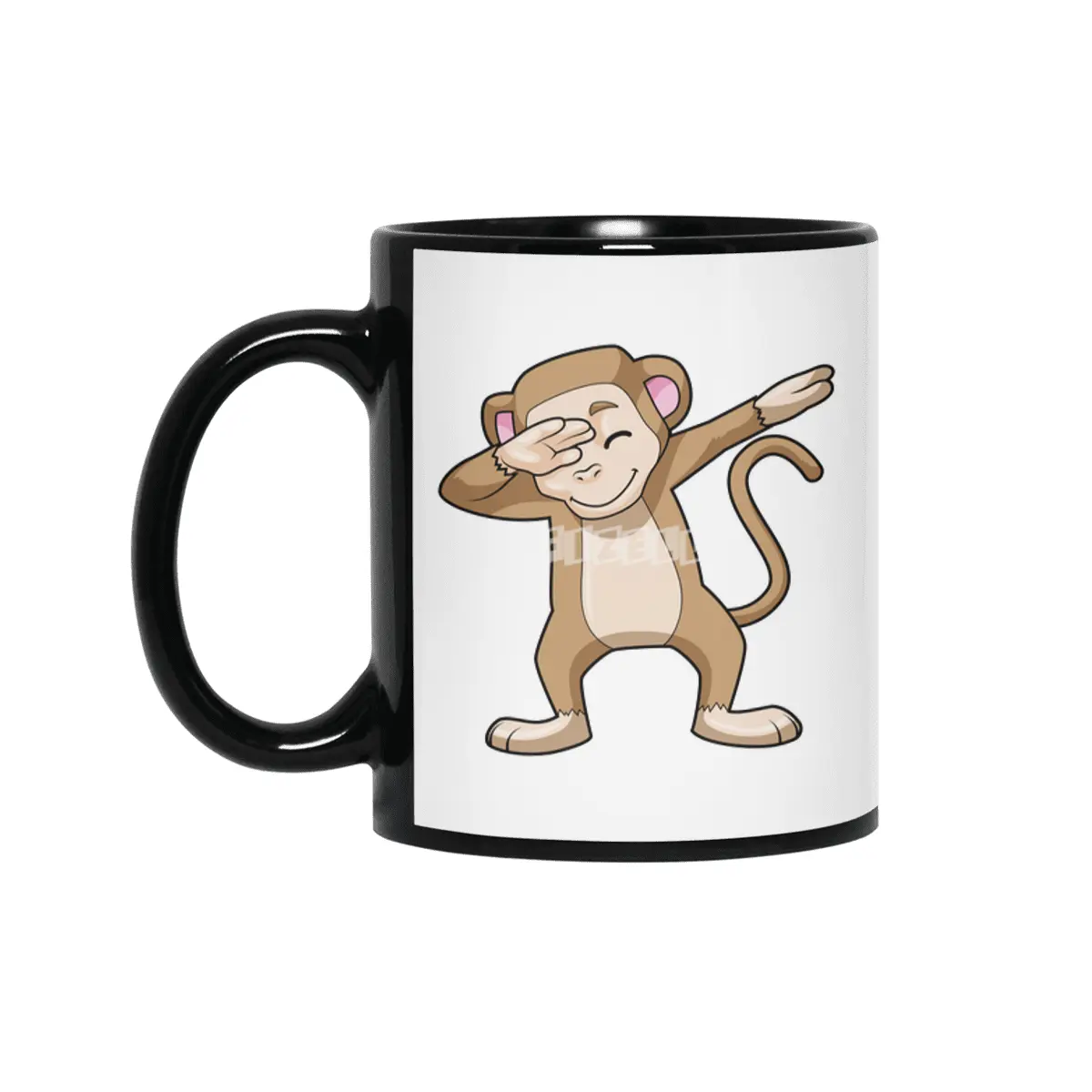 Monkey at Hip Hop Dance Dab Siyah Kupa