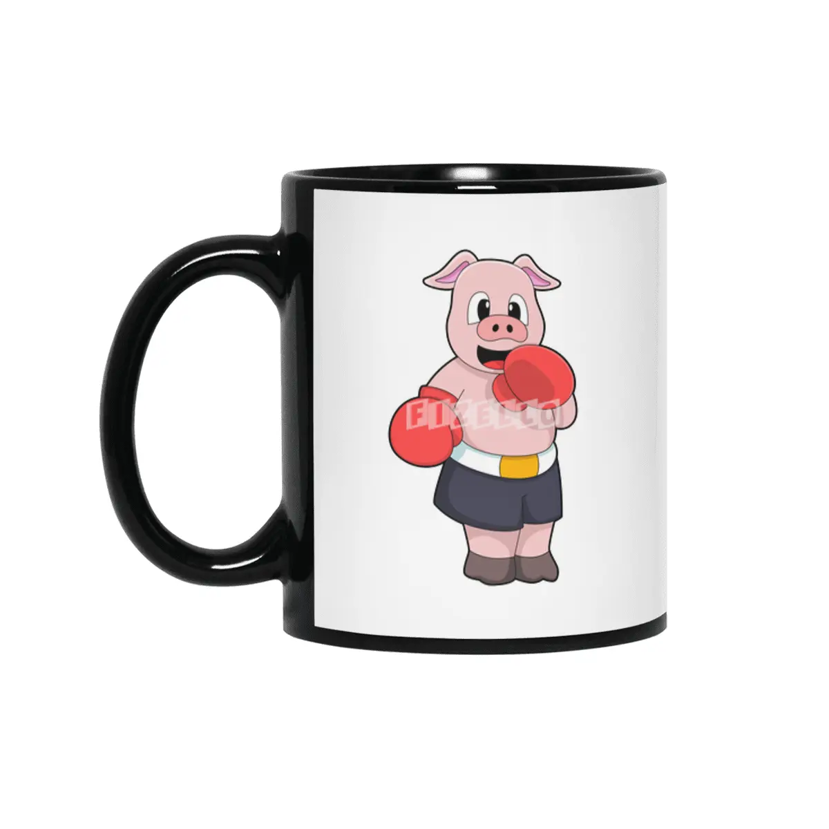Pig as Boxer at Boxing Siyah Kupa