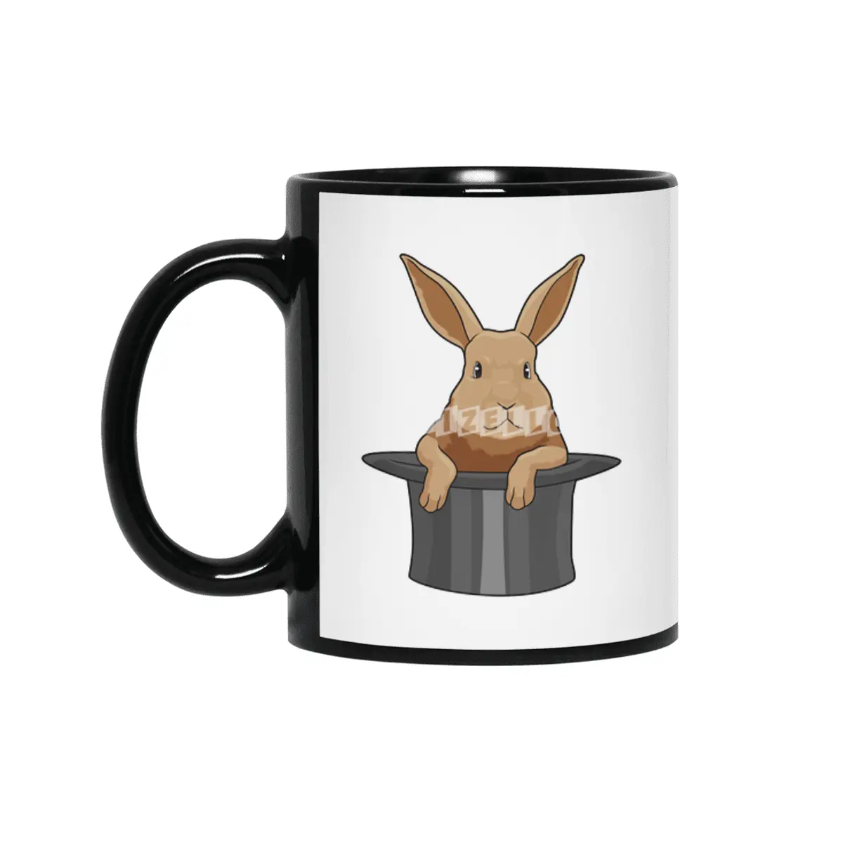 Rabbit Magician Magic hat Siyah Kupa