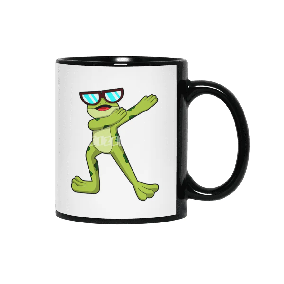 Frog at Hip Hop Dance Siyah Kupa