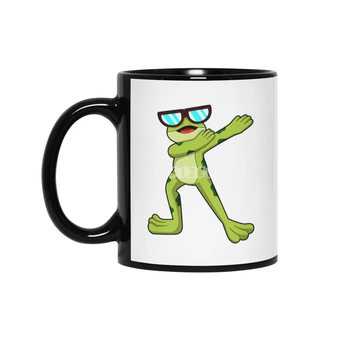 Frog at Hip Hop Dance Siyah Kupa