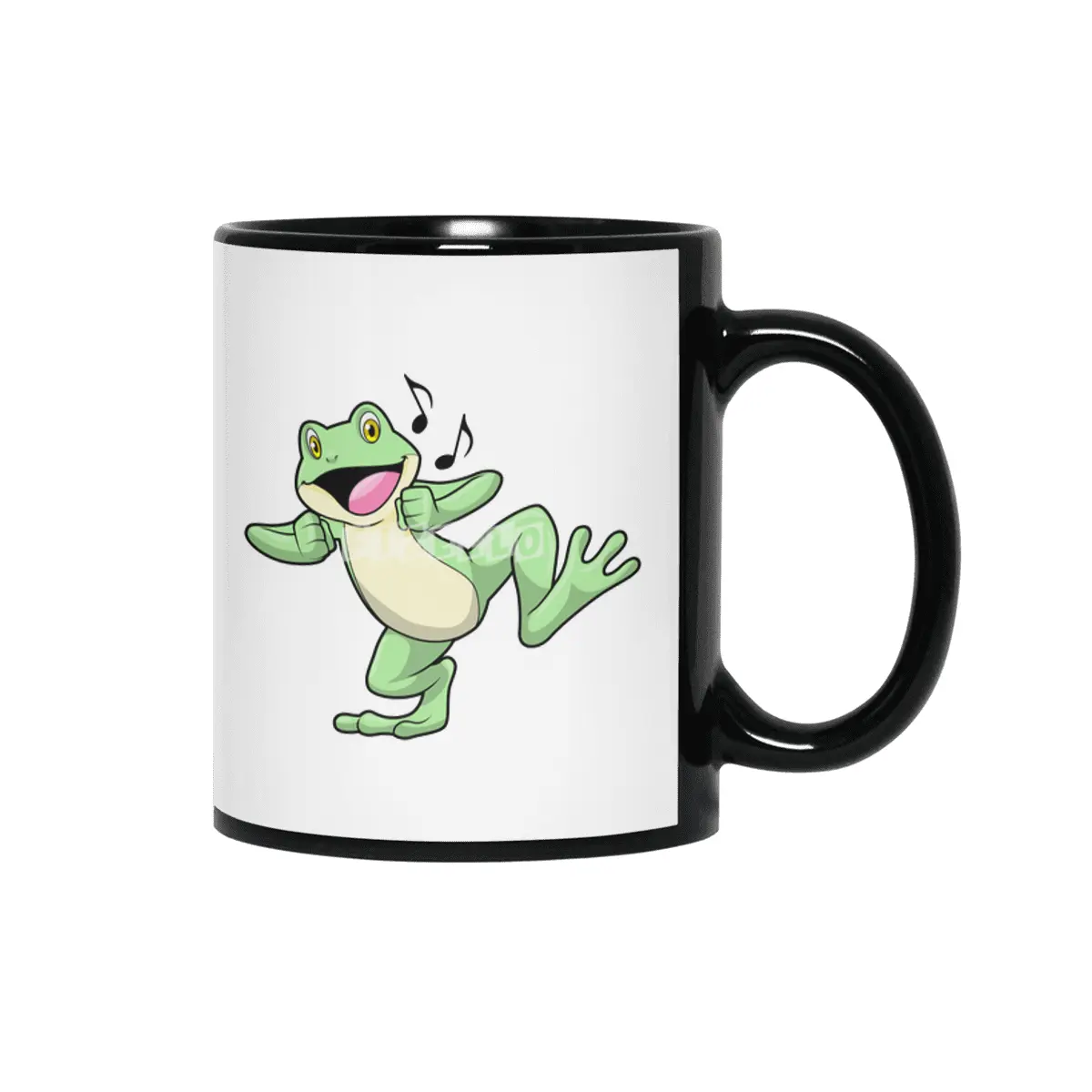Frog Music Dance Siyah Kupa