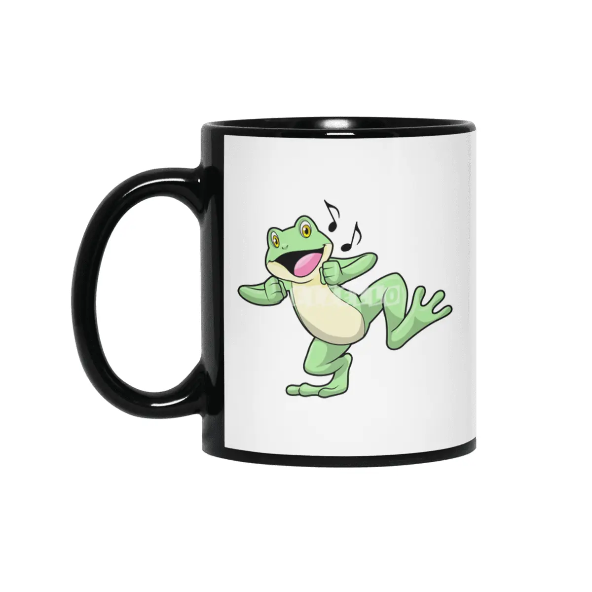 Frog Music Dance Siyah Kupa