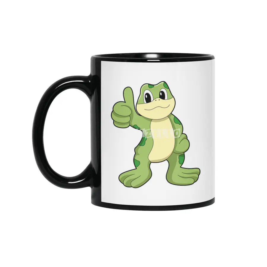 Frog with Approve Siyah Kupa