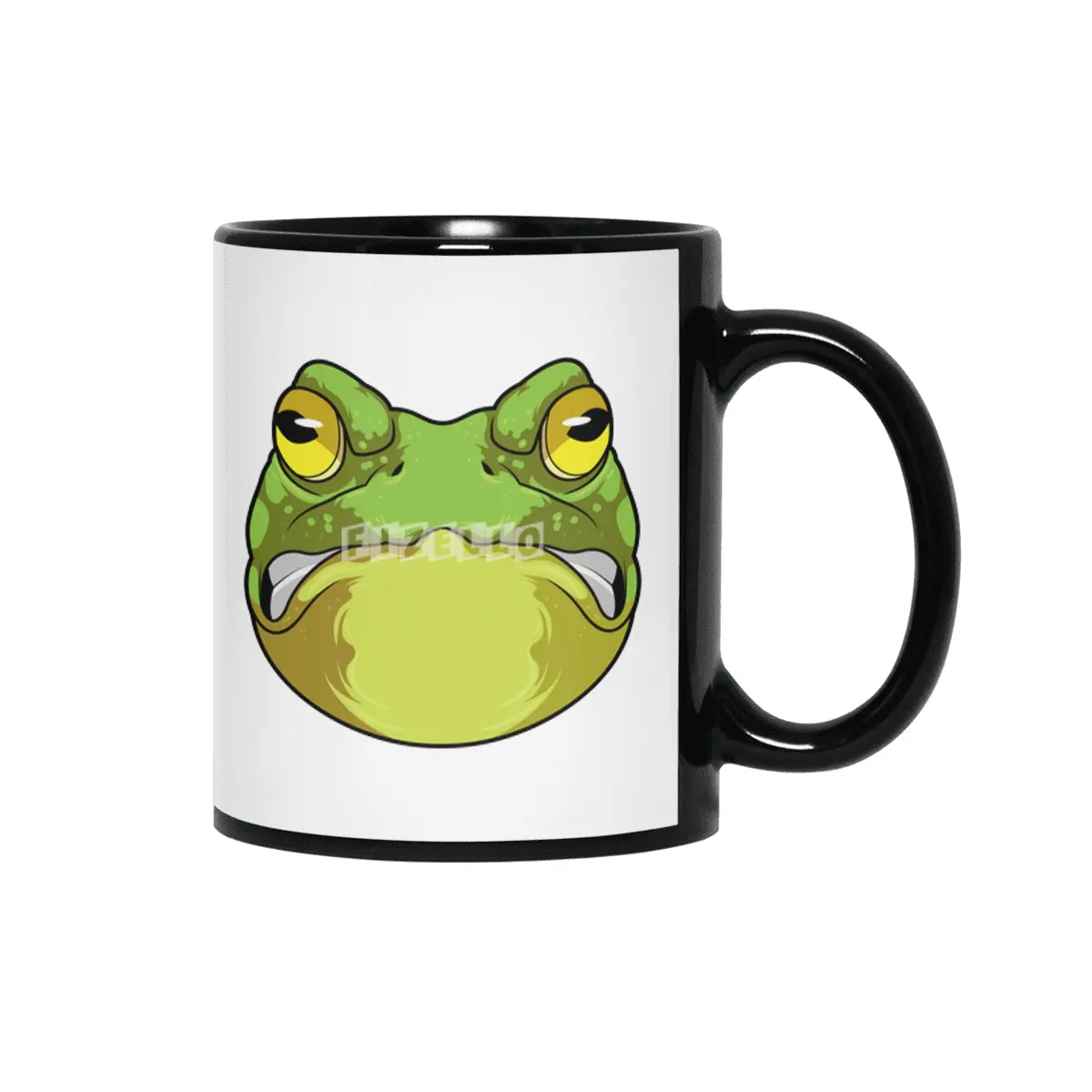 Frog with evil Eye Siyah Kupa